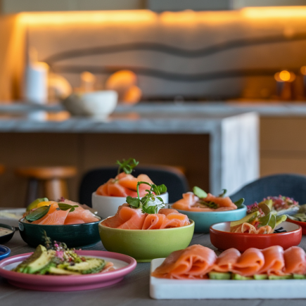 table-plat-saumon-avocat-cuisine