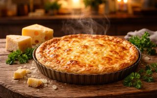 flan-fromages-cremeux-table-rustique