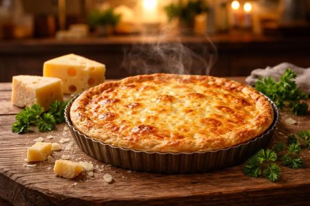 flan-fromages-cremeux-table-rustique