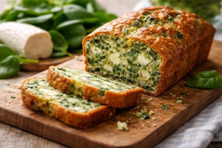 cake-epinards-chevre-planche-bois