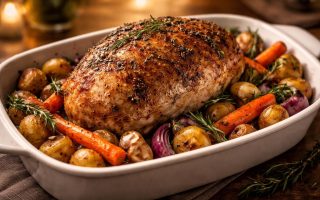 roti-dinde-legumes-lumiere-chaleureuse