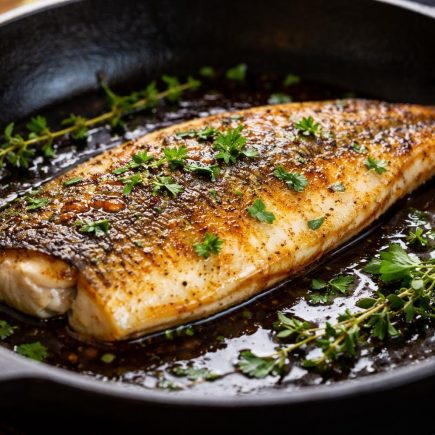 filet-dorade-poele-fonte-herbes