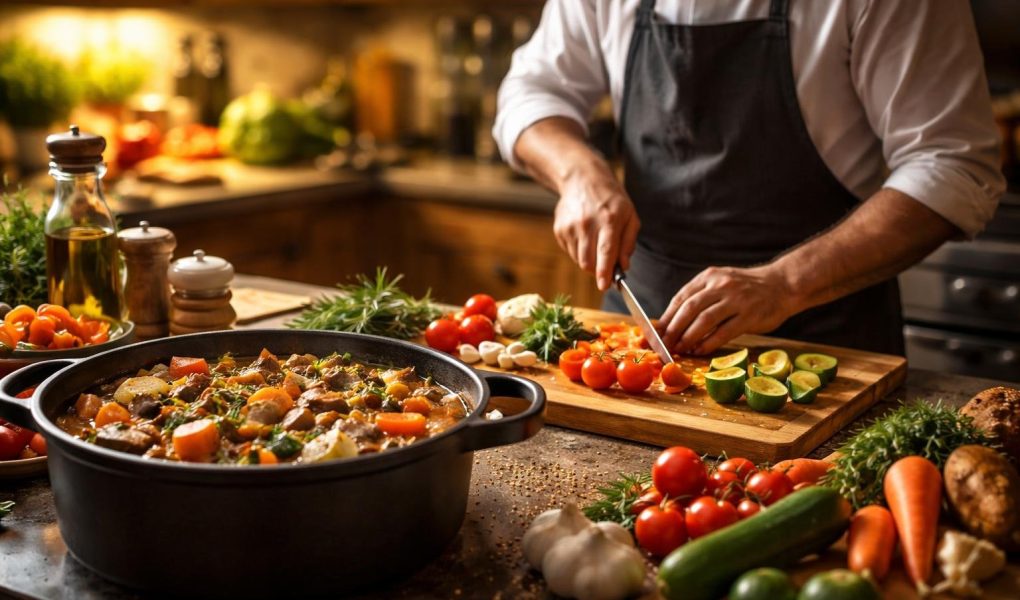 chef-coupant-legumes-cuisine-chaleureuse