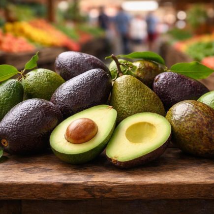 avocats-mures-table-bois-marche