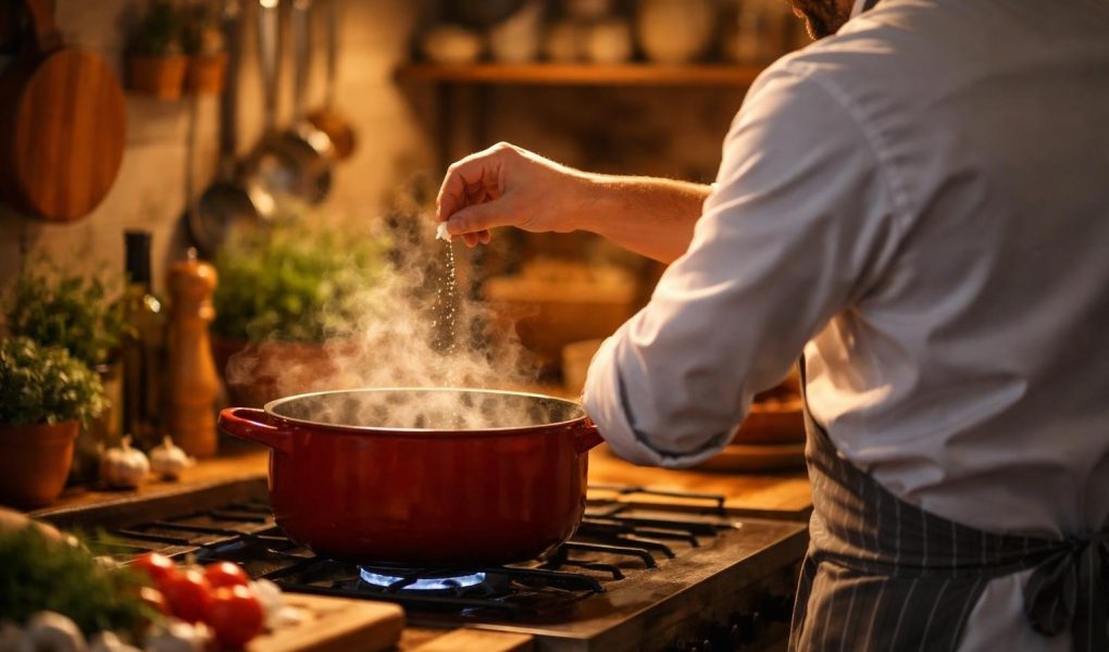 cuisine-chaleureuse-chef-marmite-cuillere