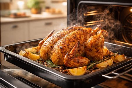 poulet-rotisserie-four-cuisine-vapeur