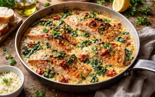 saumon-toscane-sauce-cremeuse-herbes