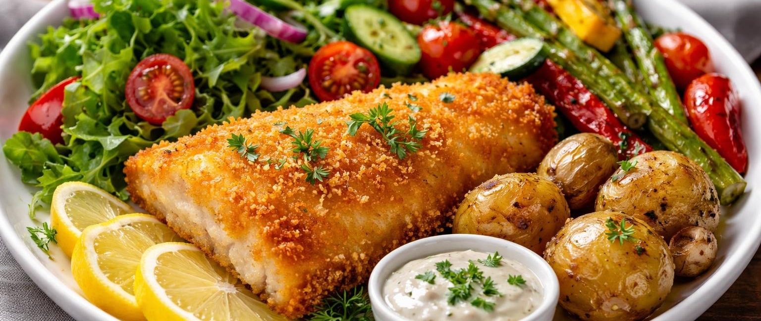 poisson-pane-legumes-salade-citron