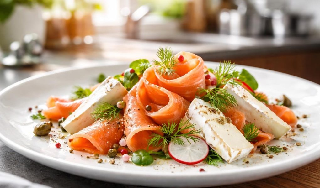 saumon-fume-fromage-herbes-cuisine