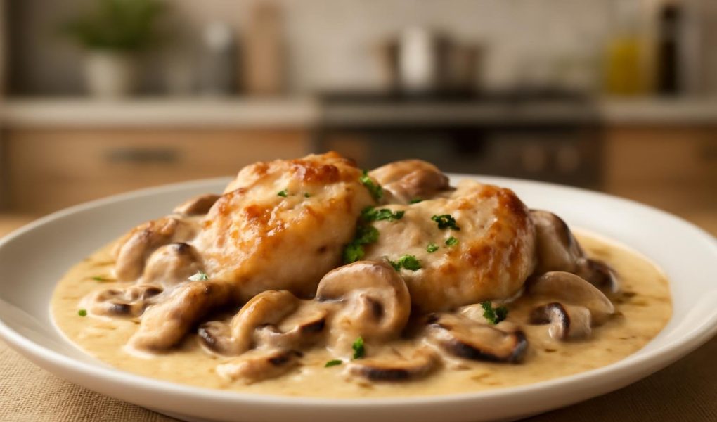 Recette Poulet Champignons Crème : la plus Facile et Rapide