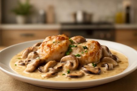 Recette Poulet Champignons Crème : la plus Facile et Rapide