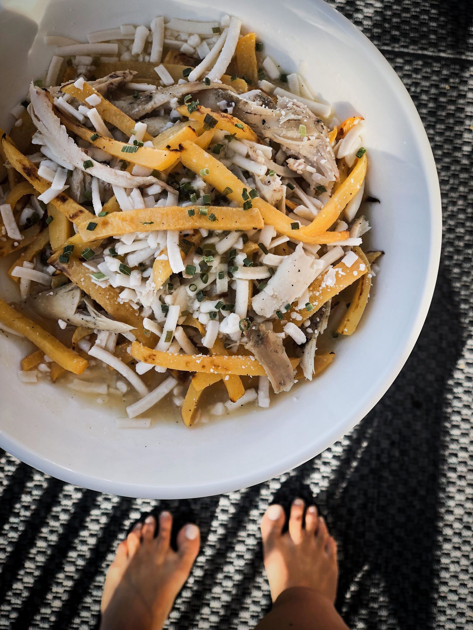 poutine poulet sans patate