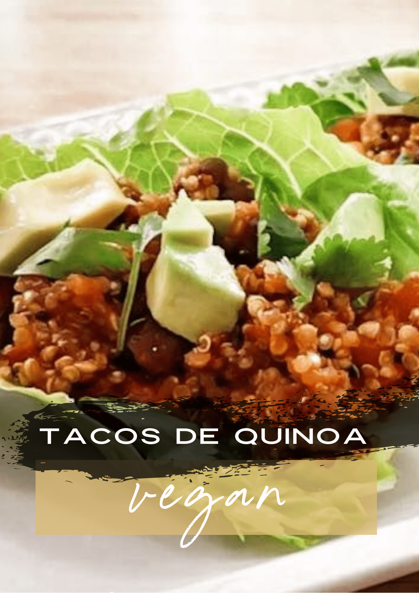Tacos de quinoa vegan